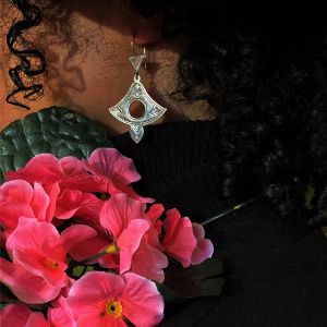 Boucles d’oreilles argent, cérémonie
