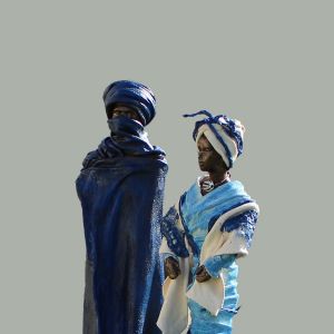 EDDAH et BAAKIR, couple Touareg