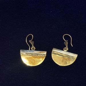 Boucles d’oreille, la calebasse